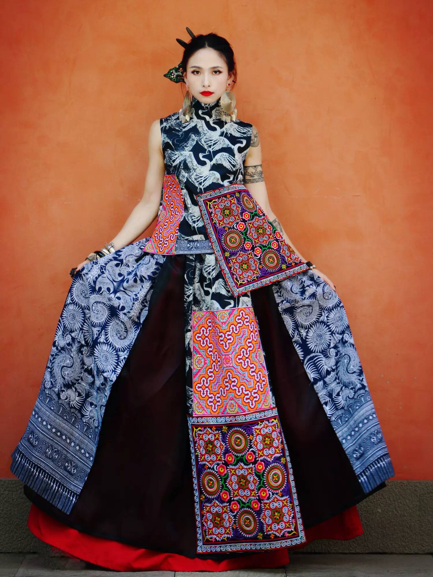 Ethnic Clothing & Online Fashion Store Khaadi Us - ملابس تقليدية لفتيات مياوجيانغ، طقم سترة
