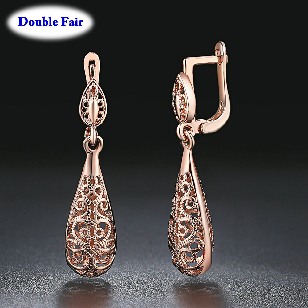 Ethnic Fashion Brand - العرقية نمط خمر Waterdrop أقراط روز
