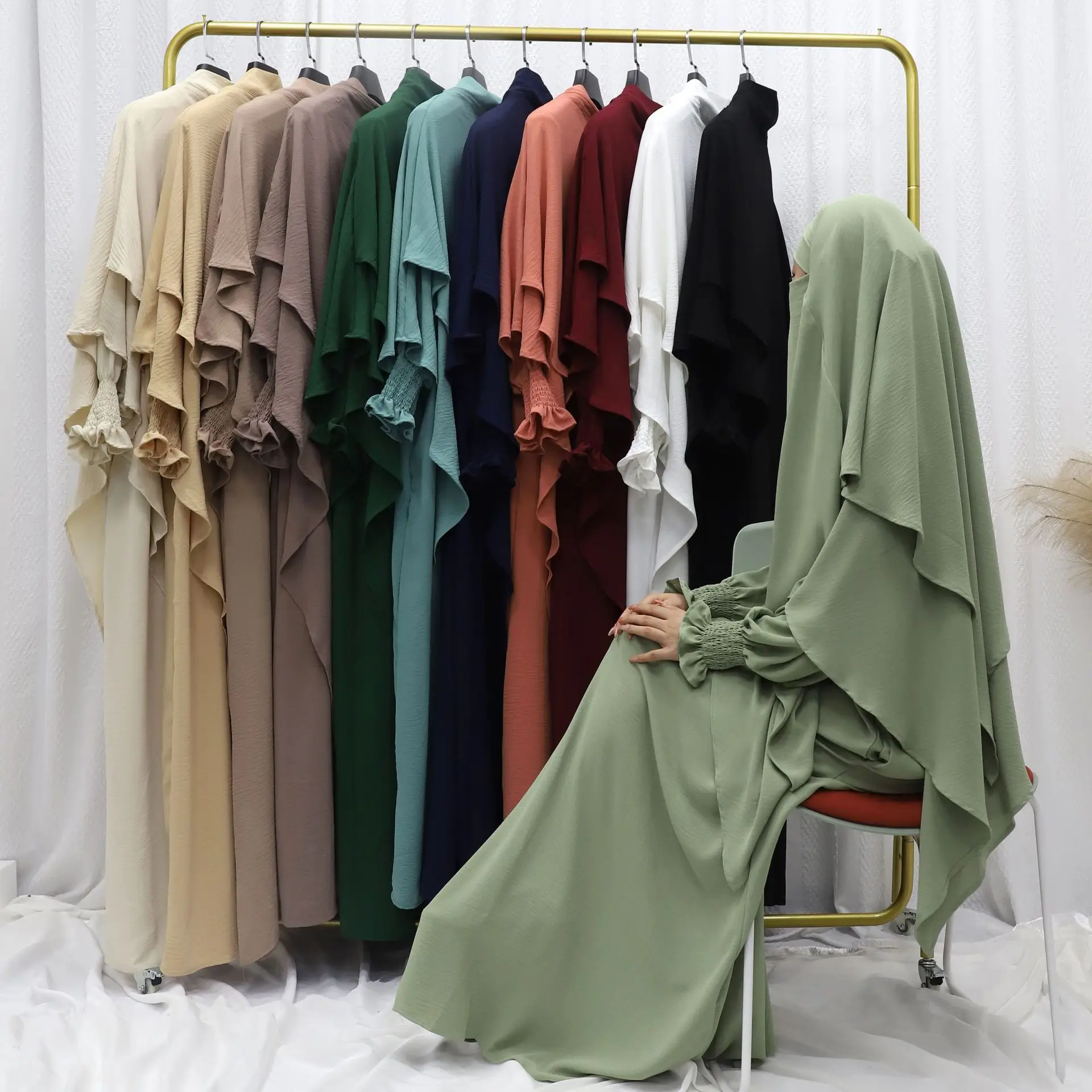 Abaya Modest Wear - رمضان فساتين النساء المسلمات المتواضعة الحجاب