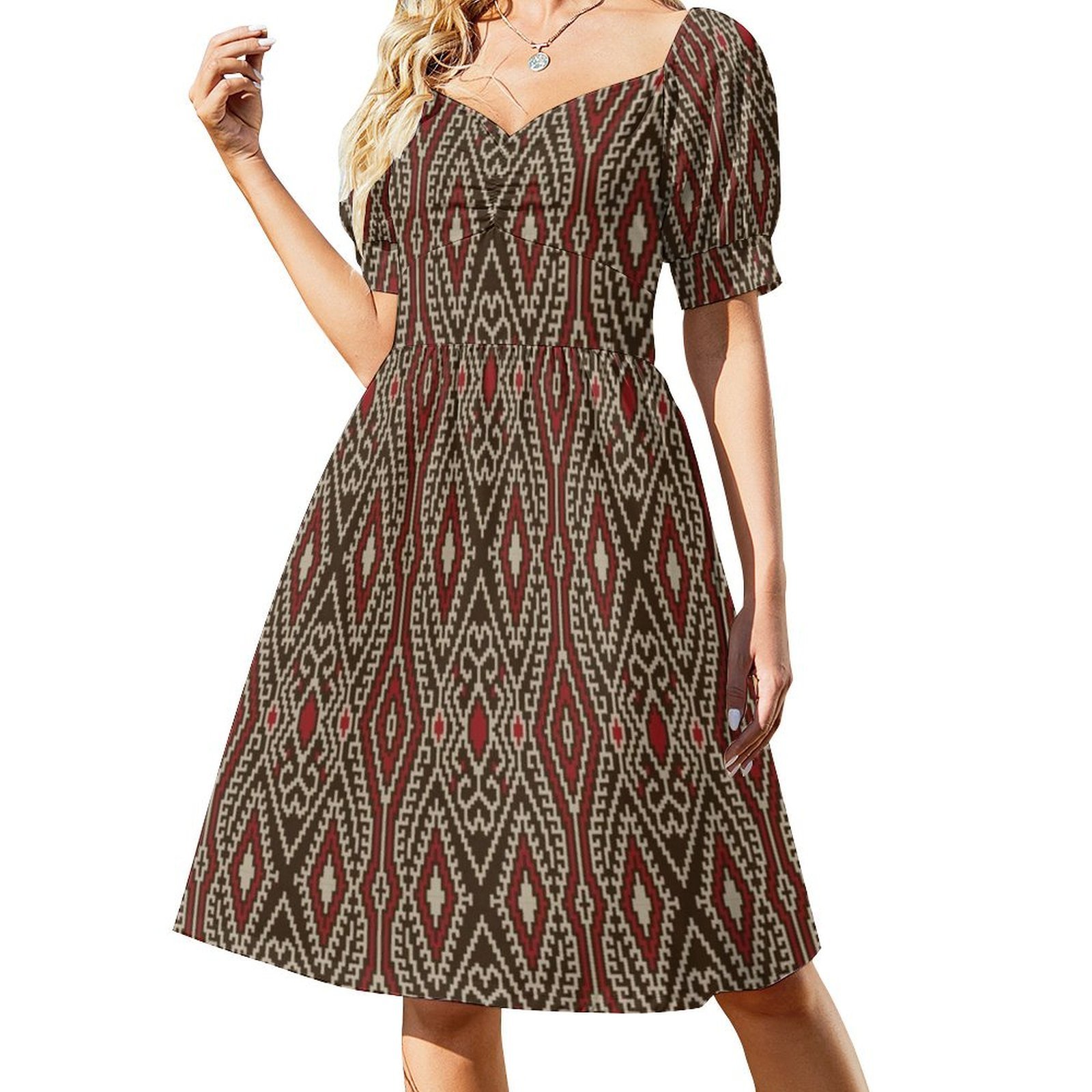 فستان بوهو أنيق بنمط قبلي فلبي - مراجعة Ethnic Fashion Philippines وسعره