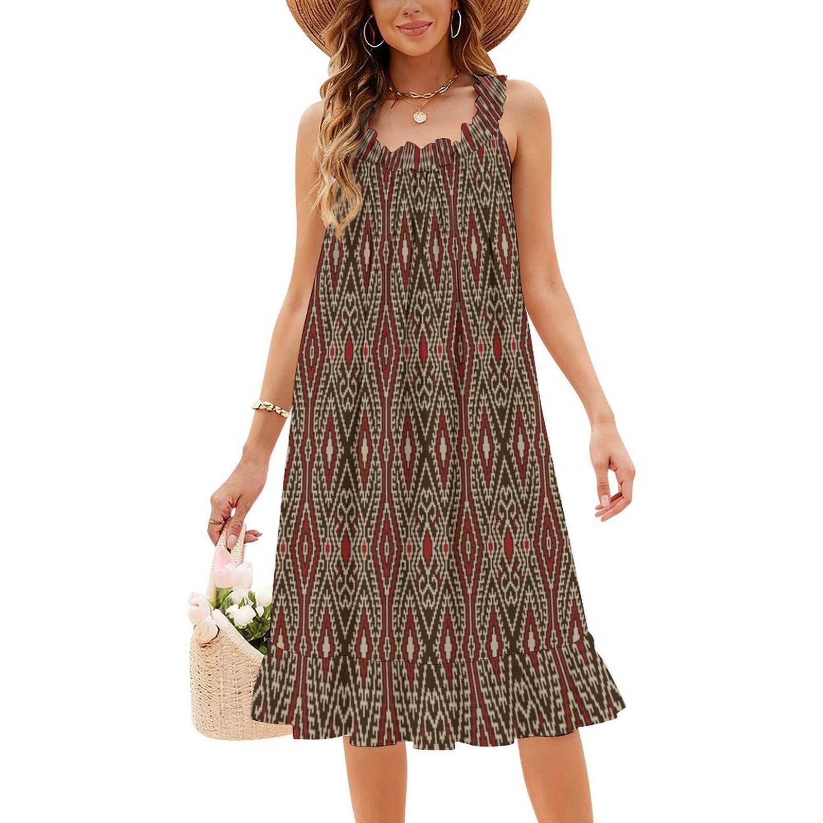 فستان بوهو أنيق بنمط قبلي فلبي - مراجعة Ethnic Fashion Philippines وسعره