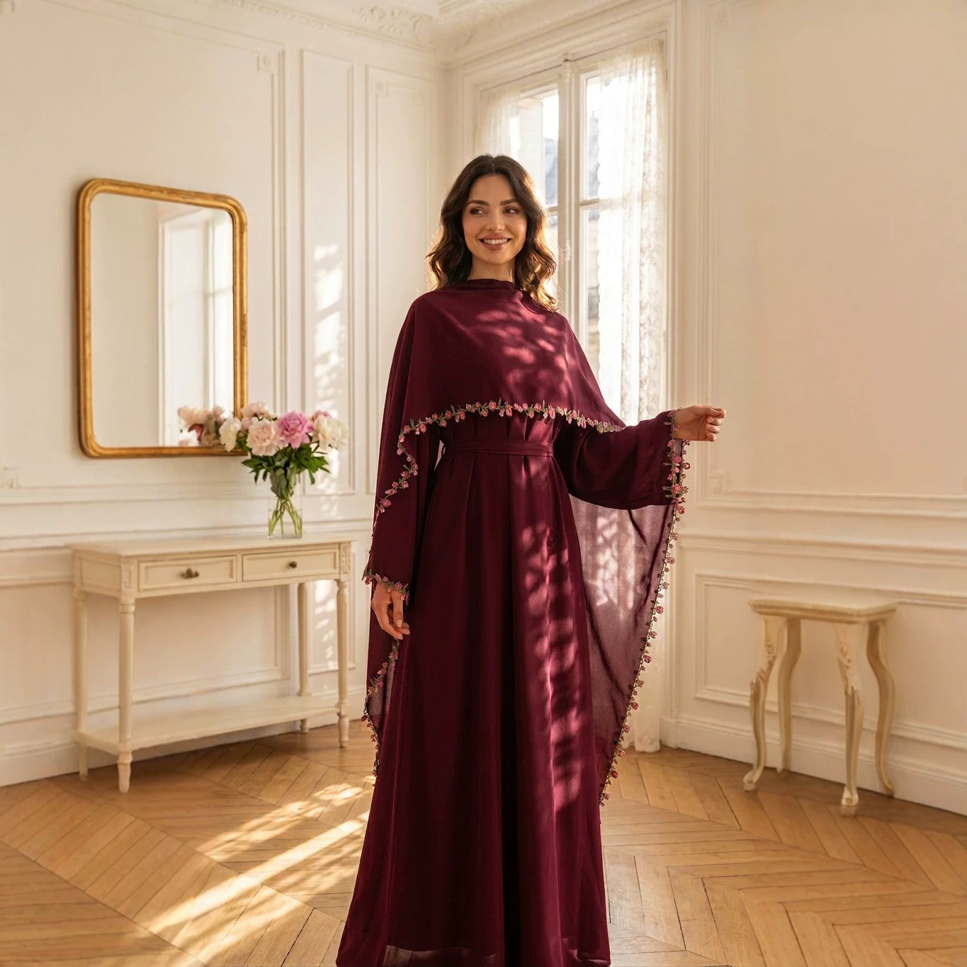 طقم جلابية عربية أنيق من قطعتي - مراجعة Abaya Modest Wear وسعره