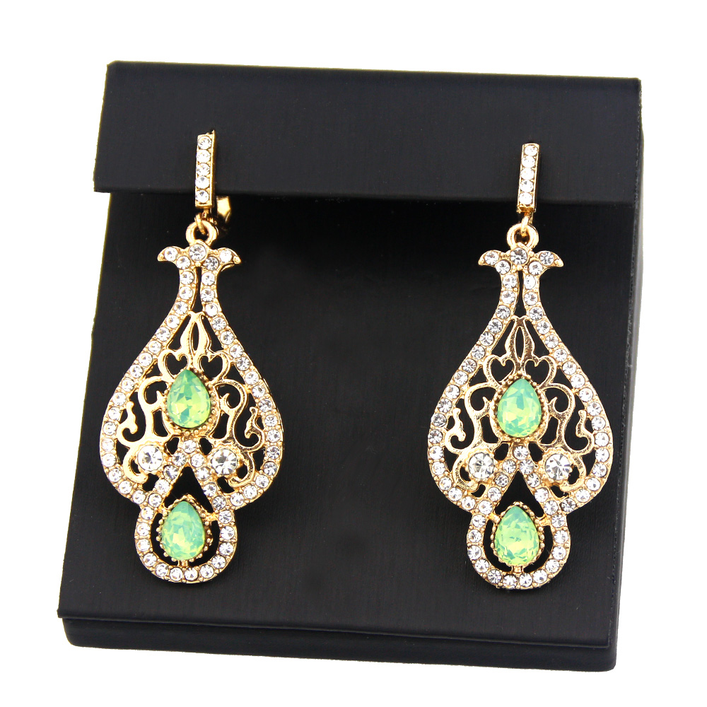 أقراط ذهبية اللون للنساء ، الج - مراجعة Ethnic Chic Fashion وسعره