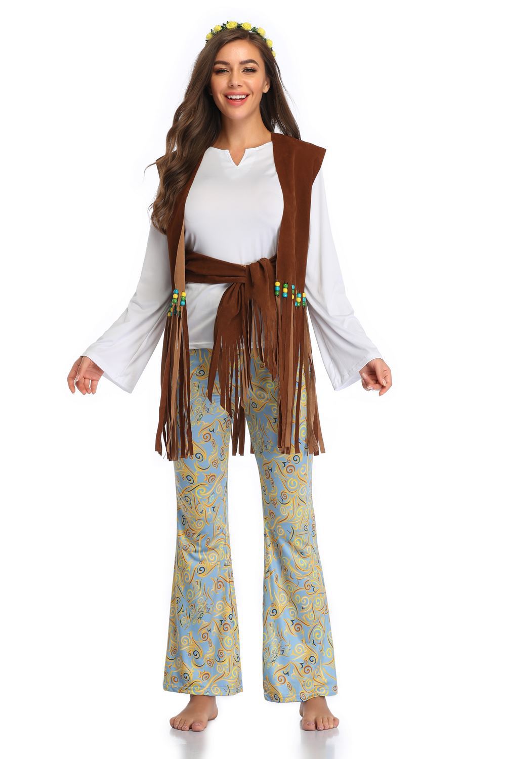 زي هالوين للأزواج البالغين، مل - مراجعة Fashion Ethnic Indian Clothing وسعره