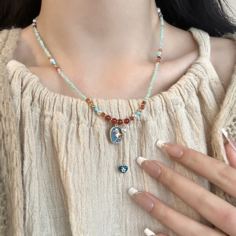 قلادة تشوكر نسائية جديدة بتصمي - مراجعة Ethnic Chic Fashion وسعره