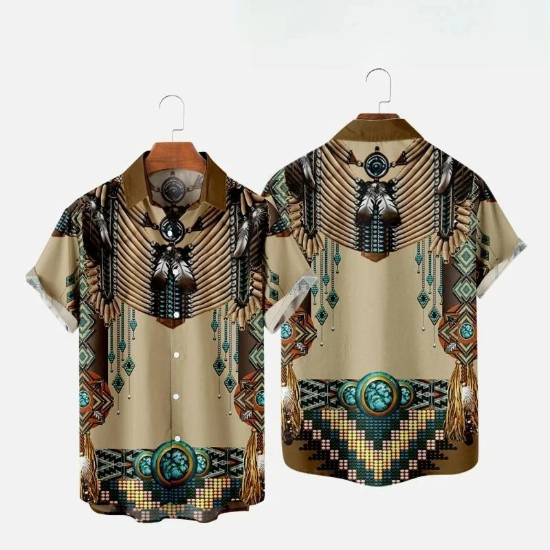 قمصان شاطئية بطباعة ثلاثية الأ - مراجعة Fashion Ethnic Indian Clothing وسعره