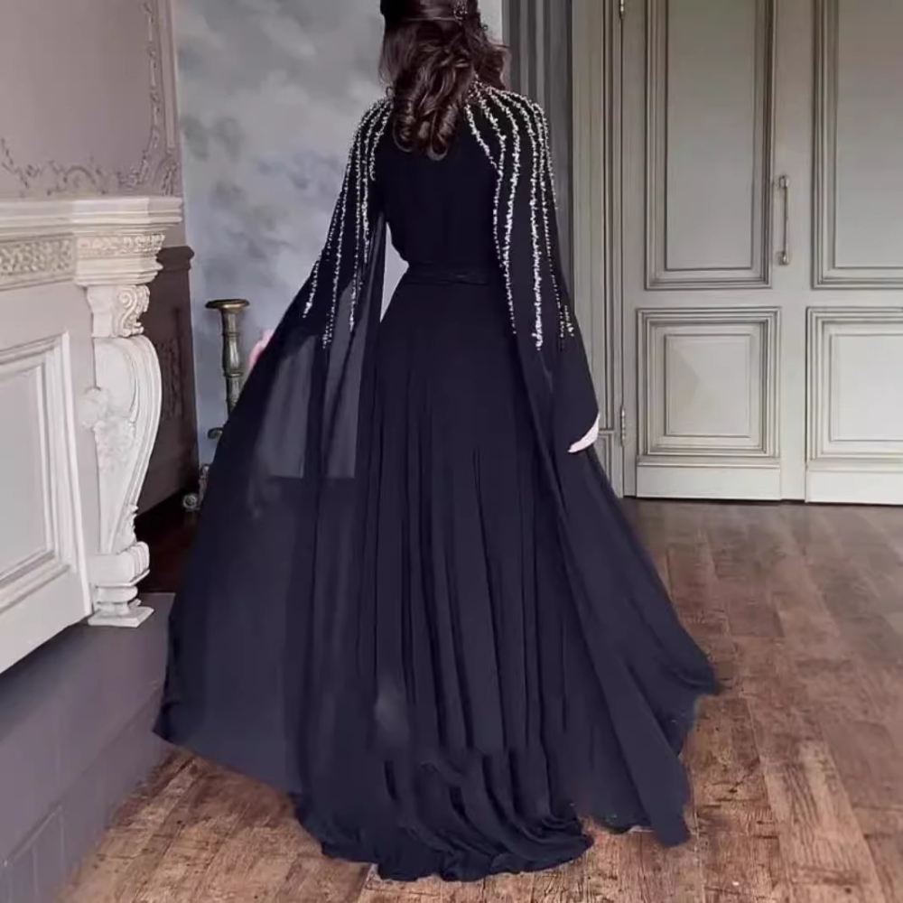 فستان سهرة عربي متواضع في دبي  - مراجعة Abaya Modest Wear وسعره