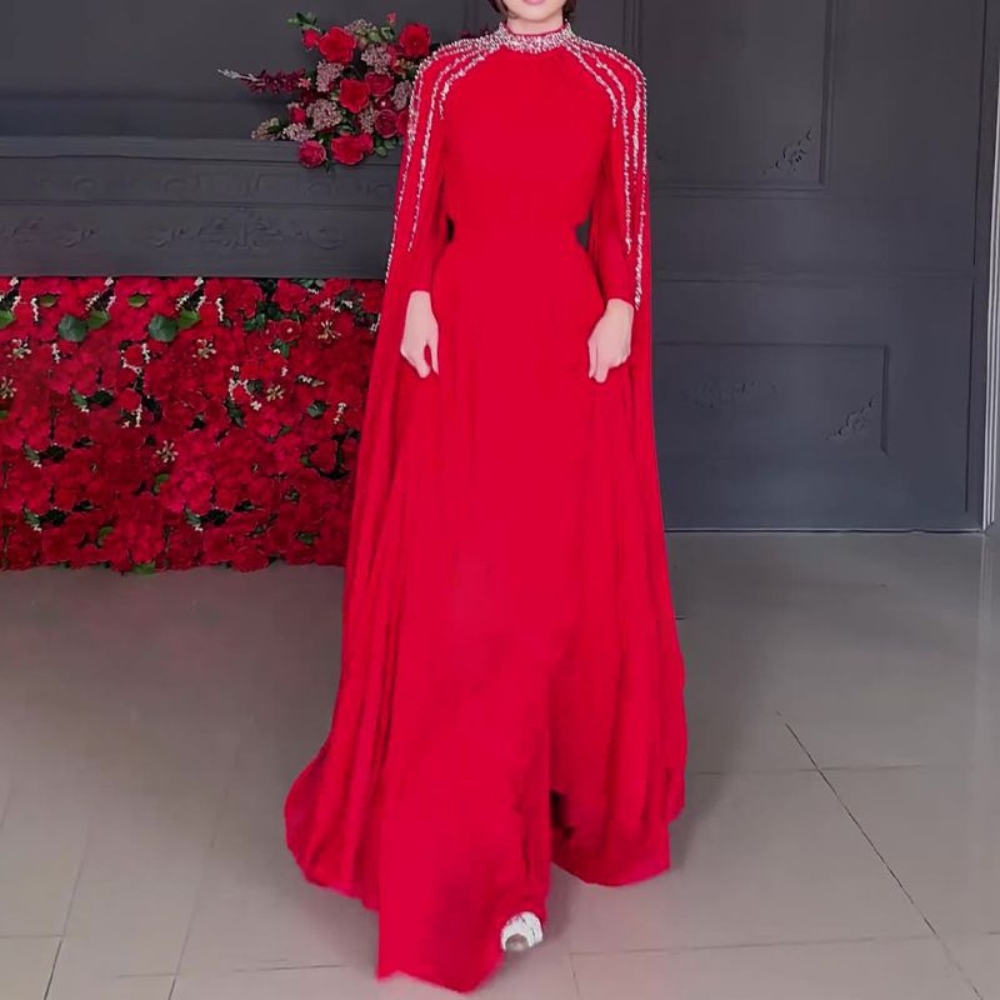 فستان سهرة عربي متواضع في دبي  - مراجعة Abaya Modest Wear وسعره