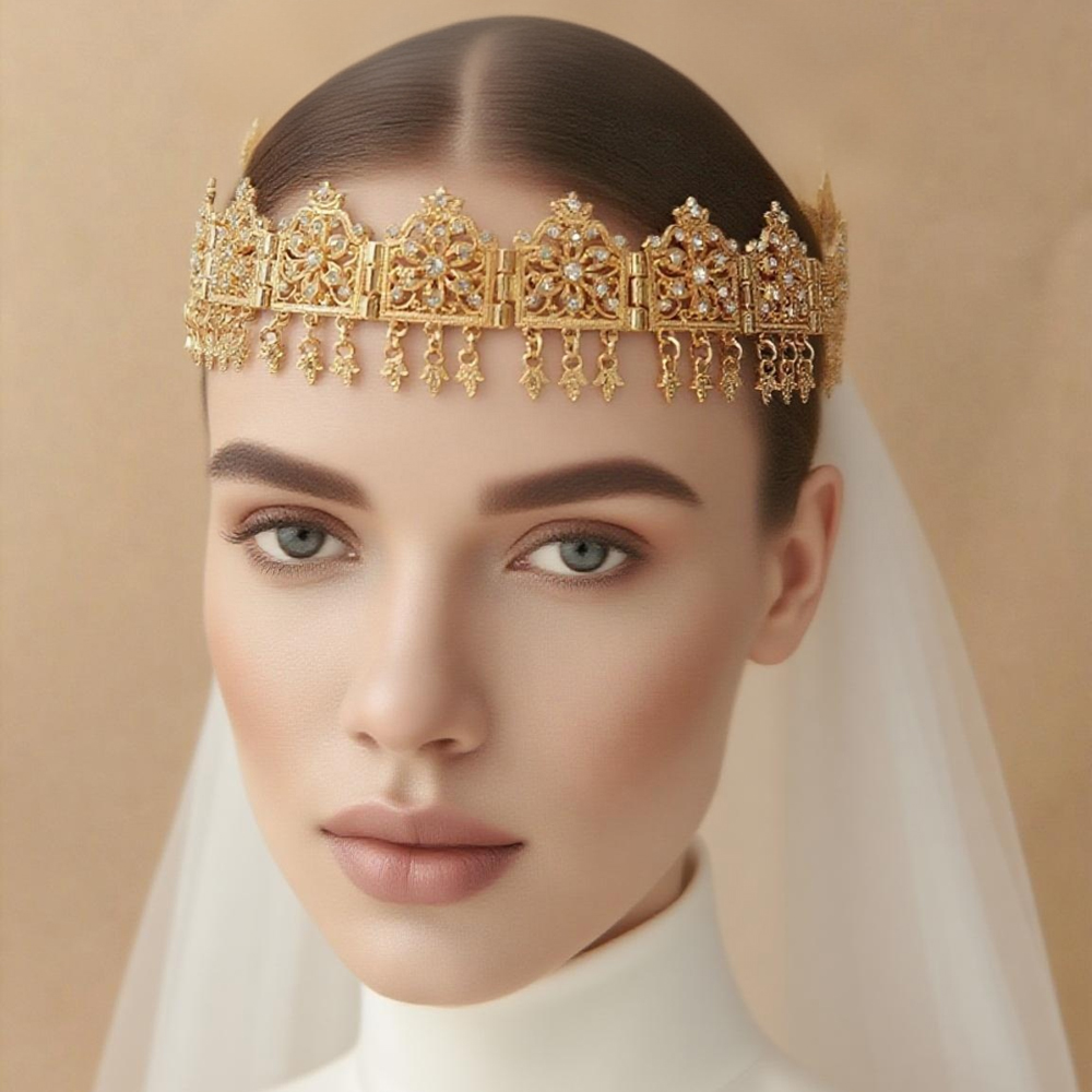 سلسلة شعر مغربية أنيقة مطلية ب - مراجعة Ethnic Chic Fashion وسعره
