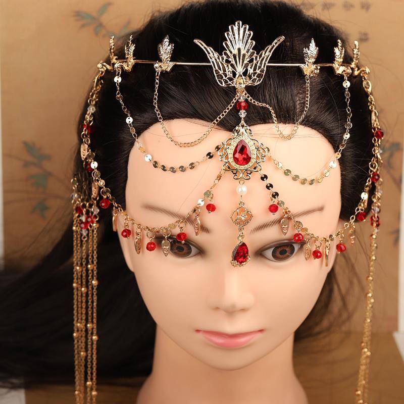 حجر الراين الجبين مجوهرات Wome - مراجعة Ethnic Fashion Accessories وسعره